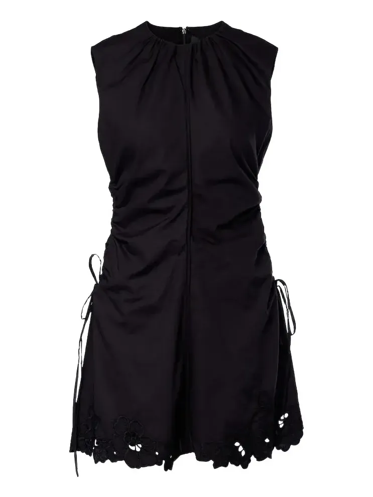 Klara ruched cotton minidress Klara ruched cotton minidress