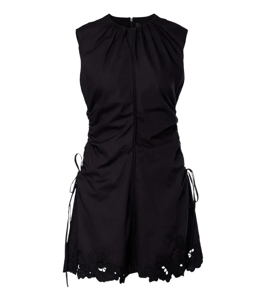 SIR Klara ruched cotton minidress | Image 1 SIR Klara ruched cotton minidress | Image 1