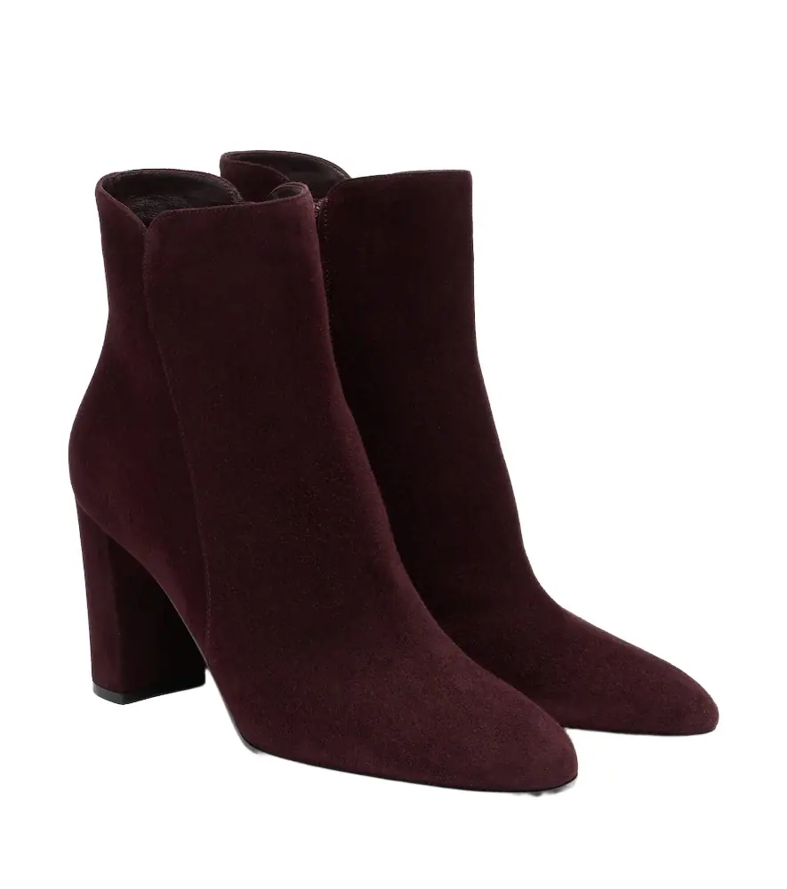 Gianvito Rossi Suede ankle boots