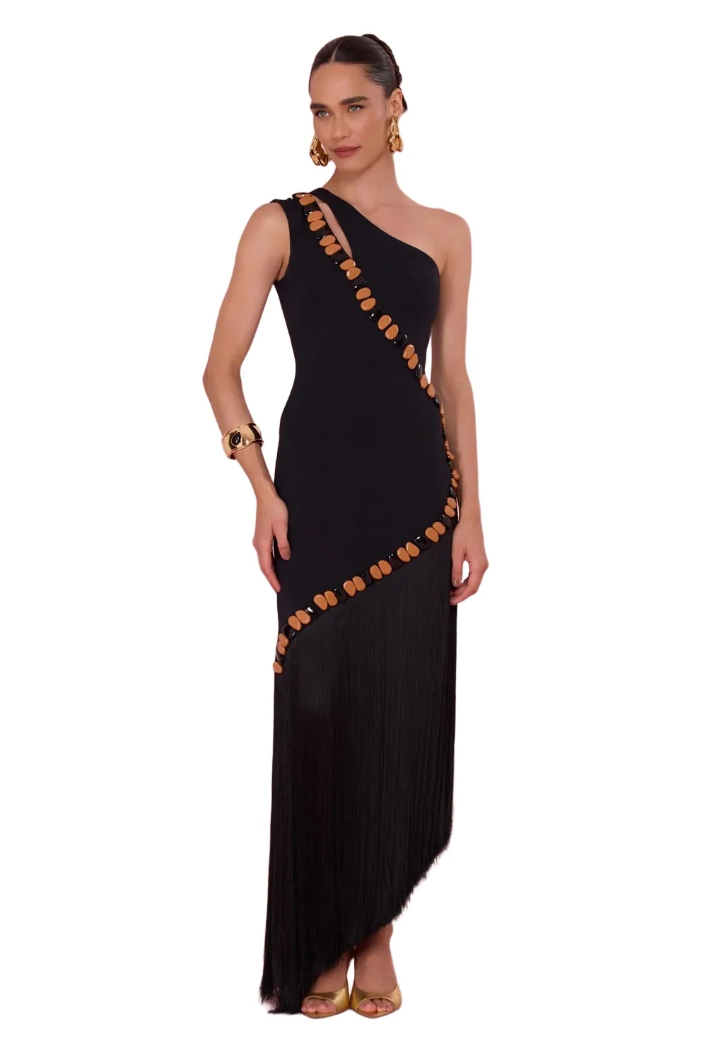 DELYA KNIT CUT-OUT MIDI DRESS DELYA KNIT CUT-OUT MIDI DRESS