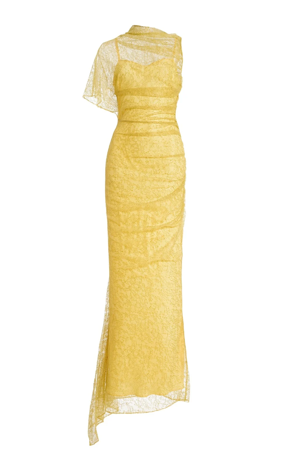 DE LA VALI Exclusive Lucho Lace Maxi Dress