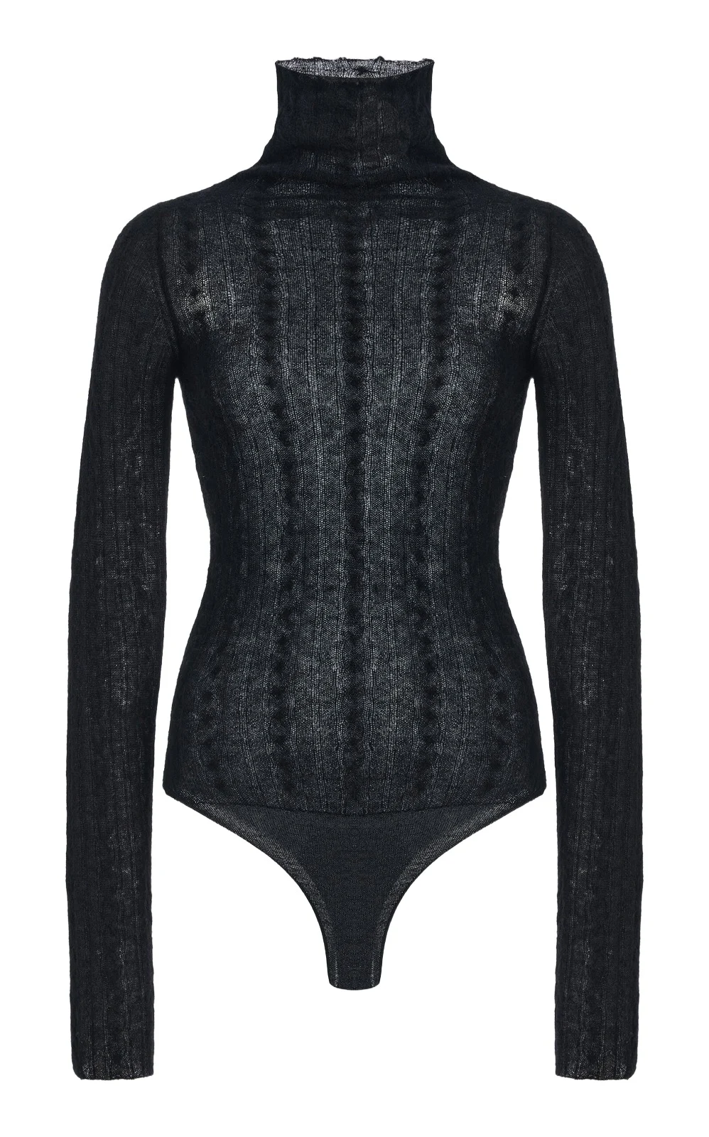 Haikure Margie Turtleneck Wool-Blend Bodysuit