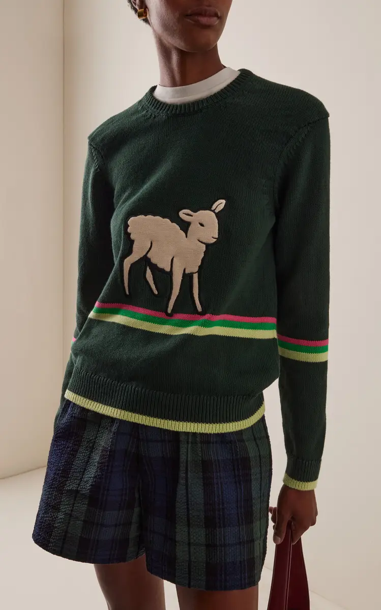 JW Anderson Sheep Cotton Sweater | Thumbnail 3 JW Anderson Sheep Cotton Sweater | Thumbnail 3
