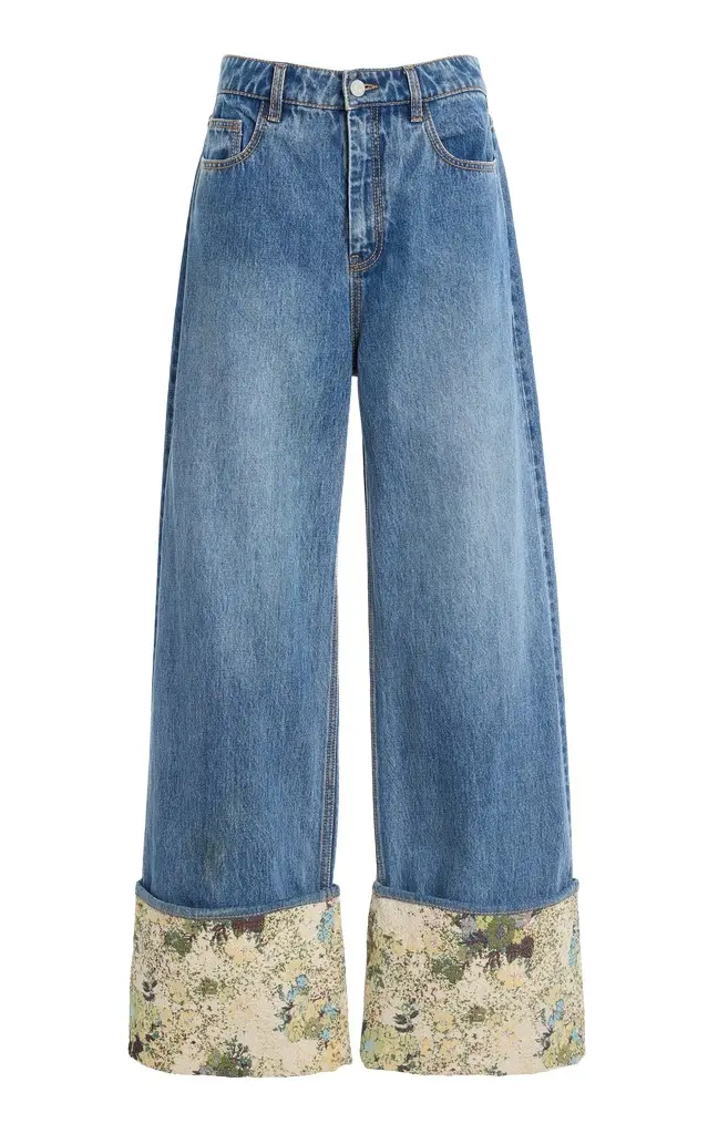 ALÉMAIS Marcel Rigid Mid-Rise Wide-Leg Jeans