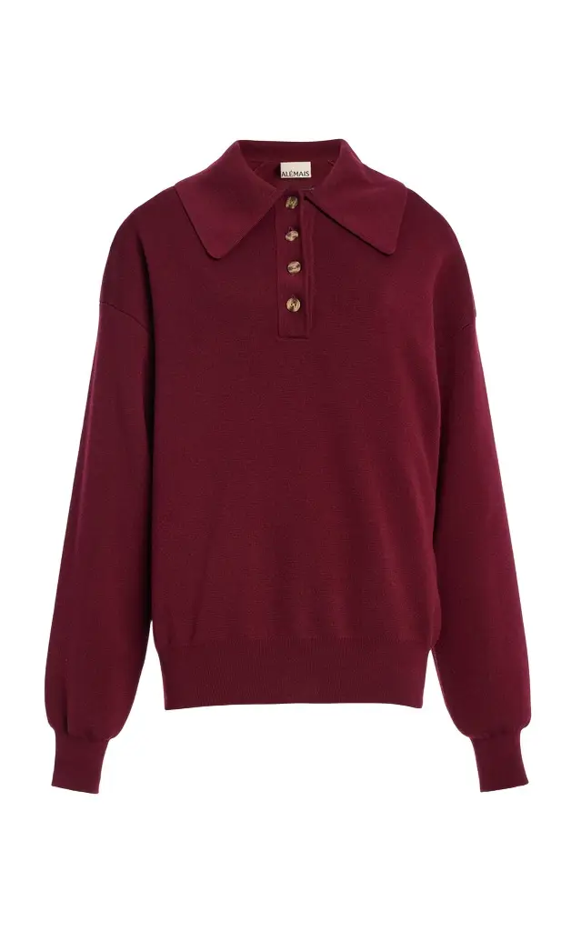 Claudia Knit Polo Sweater