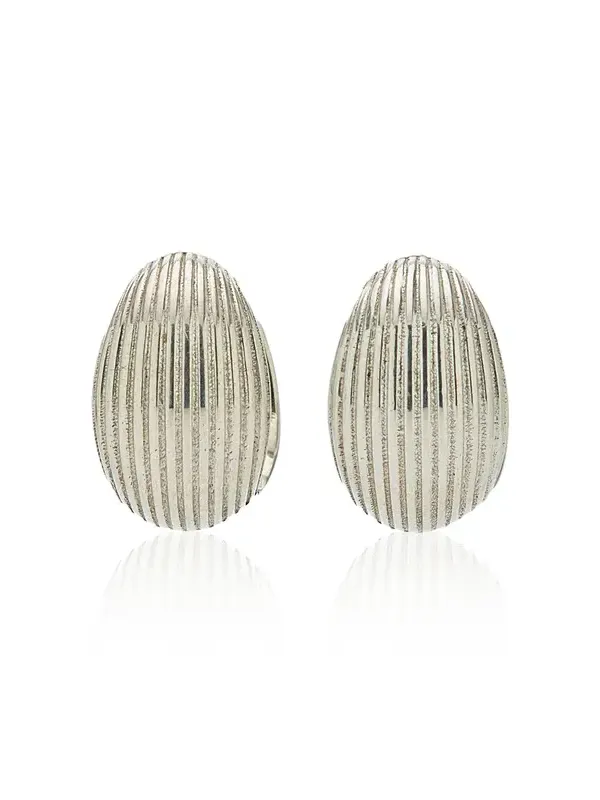 Reversible Hinged Sterling Silver Hoop Earrings Reversible Hinged Sterling Silver Hoop Earrings