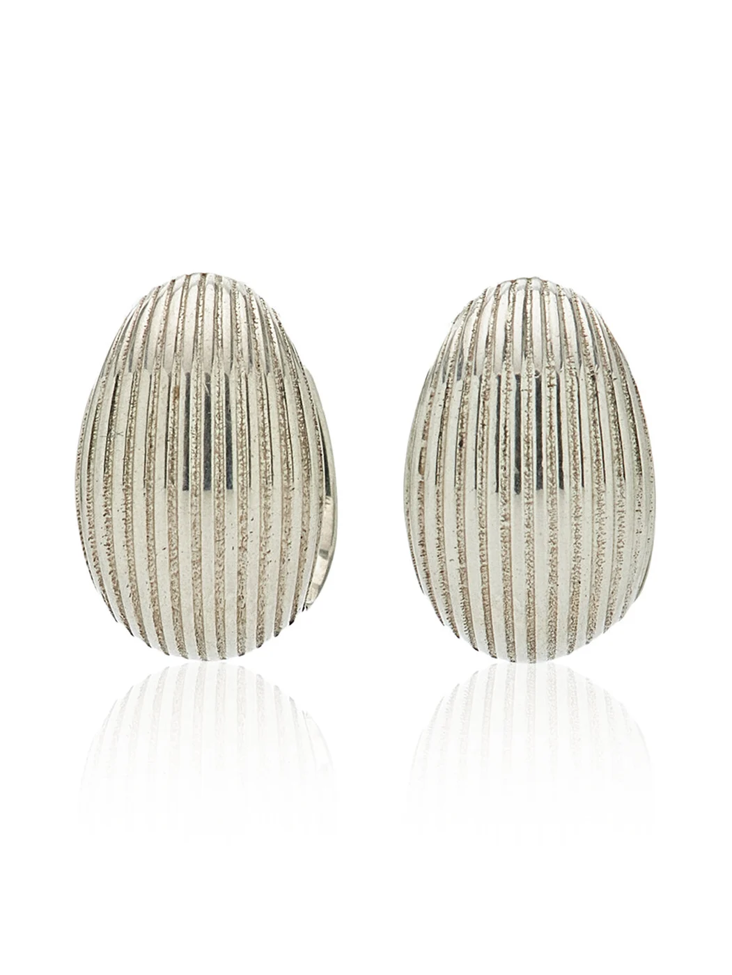 Reversible Hinged Sterling Silver Hoop Earrings