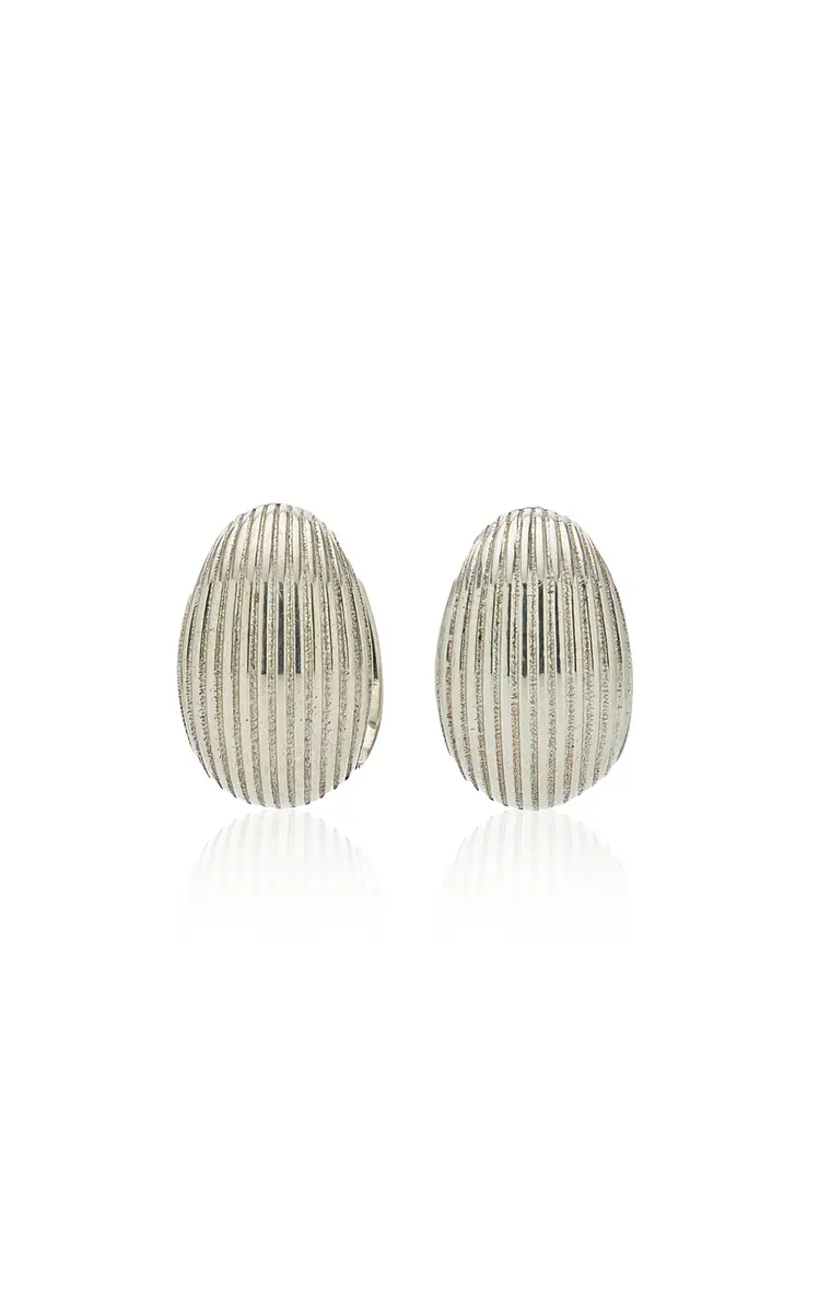 Sophie Buhai Reversible Hinged Sterling Silver Hoop Earrings