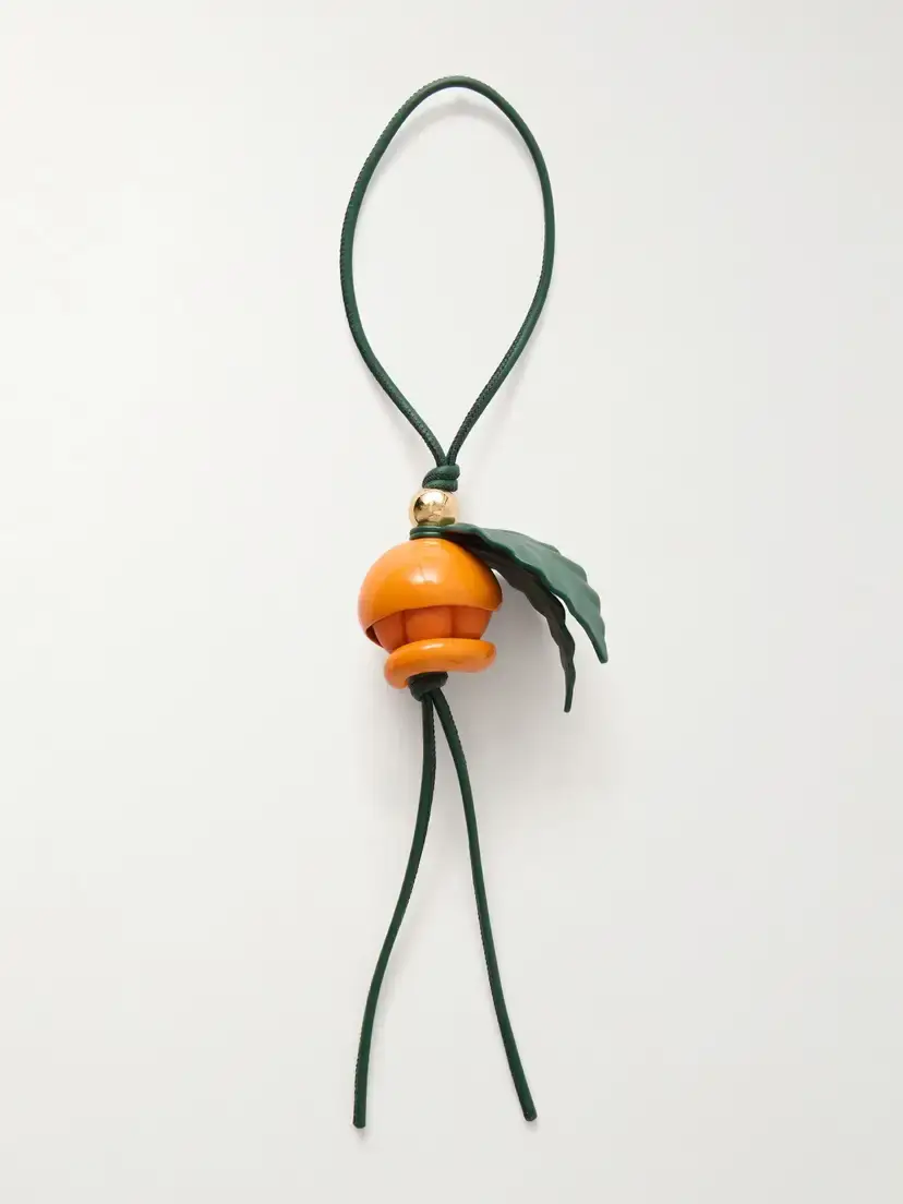 Loewe Peeling Orange Gold-tone Leather Charm | Thumbnail 3 Loewe Peeling Orange Gold-tone Leather Charm | Thumbnail 3