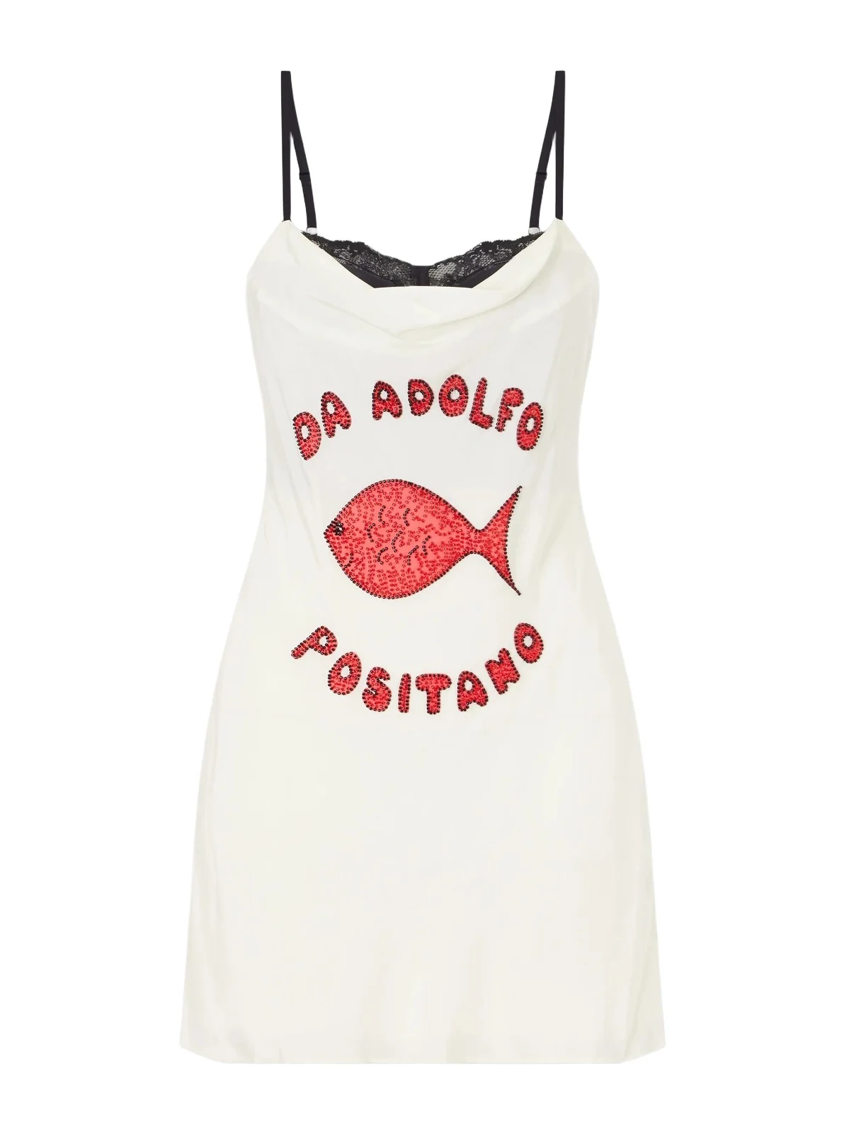 Evangeline Lace-trimmed Embellished Silk Mini Dress Evangeline Lace-trimmed Embellished Silk Mini Dress