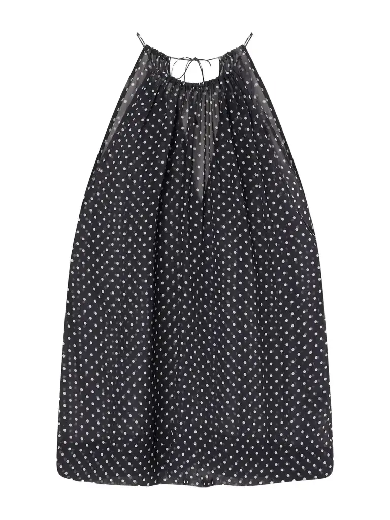 Nili Lotan Nikki Halterneck Polka-dot Silk Tank | Image 1 Nili Lotan Nikki Halterneck Polka-dot Silk Tank | Image 1