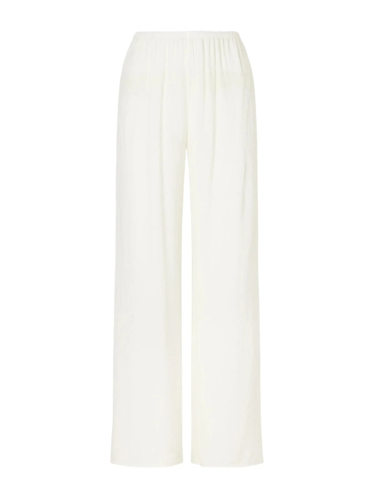 Away That Day St Barts Gathered Crepon Wide-leg Pants
