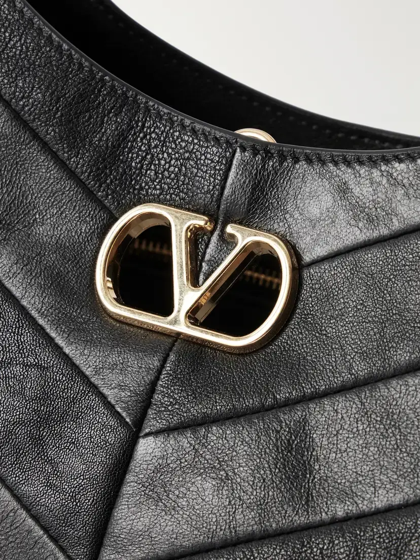 Valentino Garavani Vlogo-embellished Patchwork Leather Shoulder Bag | Thumbnail 5 Valentino Garavani Vlogo-embellished Patchwork Leather Shoulder Bag | Thumbnail 5