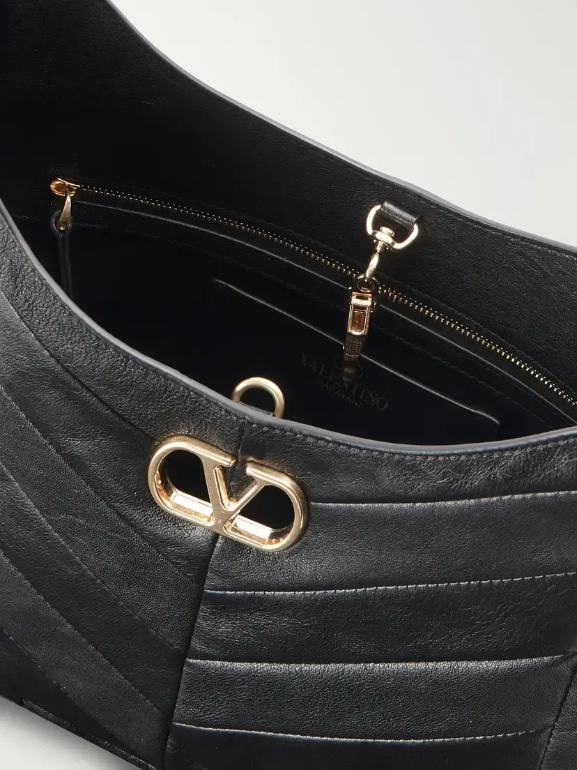Valentino Garavani Vlogo-embellished Patchwork Leather Shoulder Bag | Thumbnail 6 Valentino Garavani Vlogo-embellished Patchwork Leather Shoulder Bag | Thumbnail 6