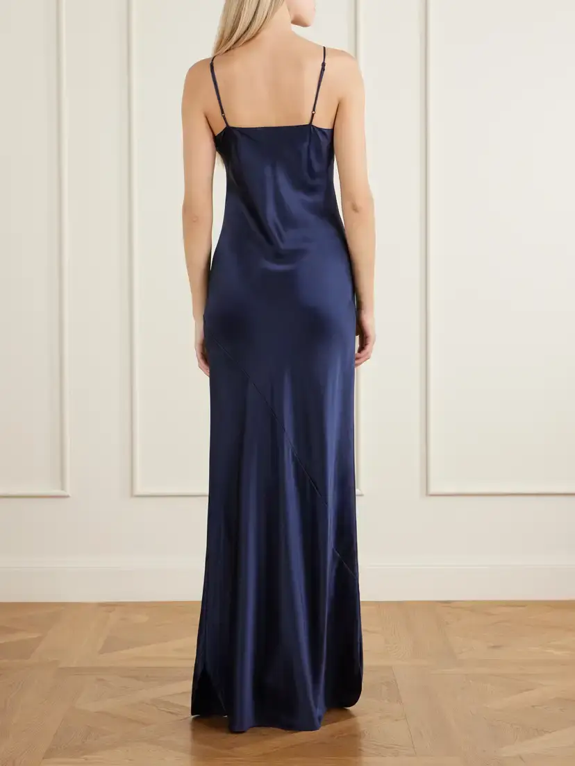 Nili Lotan Cami Silk-satin Gown | Thumbnail 4 Nili Lotan Cami Silk-satin Gown | Thumbnail 4