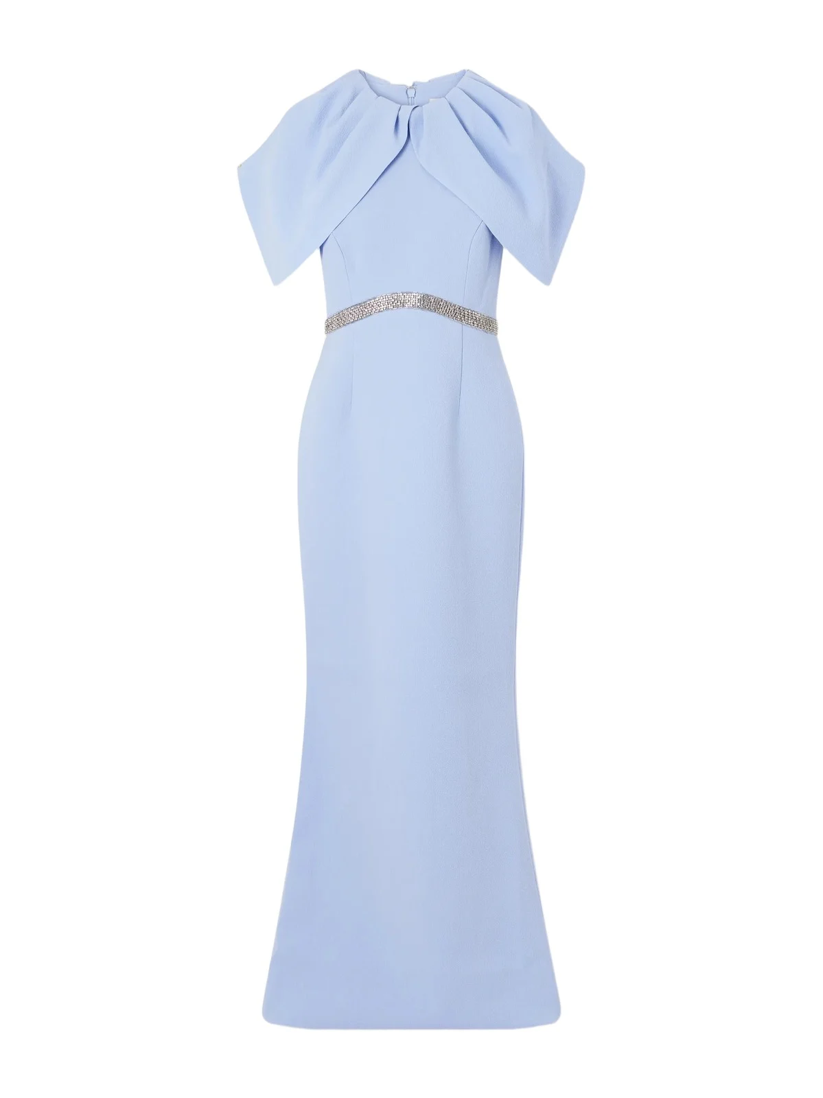 Aylin One-shoulder Embellished Cady Maxi Dress