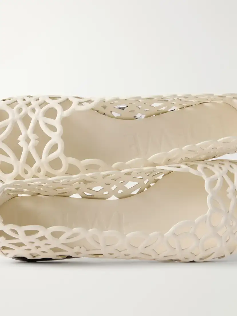 Loewe Petal Anagram Leather Ballet Flats | Thumbnail 5