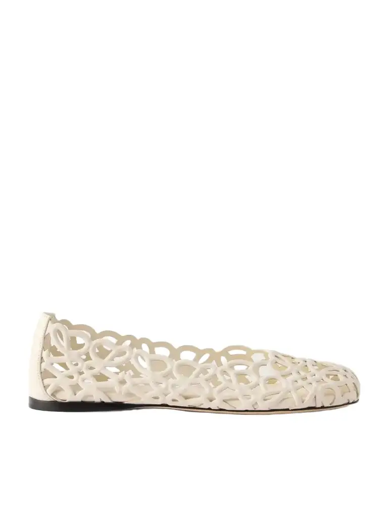 Loewe Petal Anagram Leather Ballet Flats | Image 1 Loewe Petal Anagram Leather Ballet Flats | Image 1