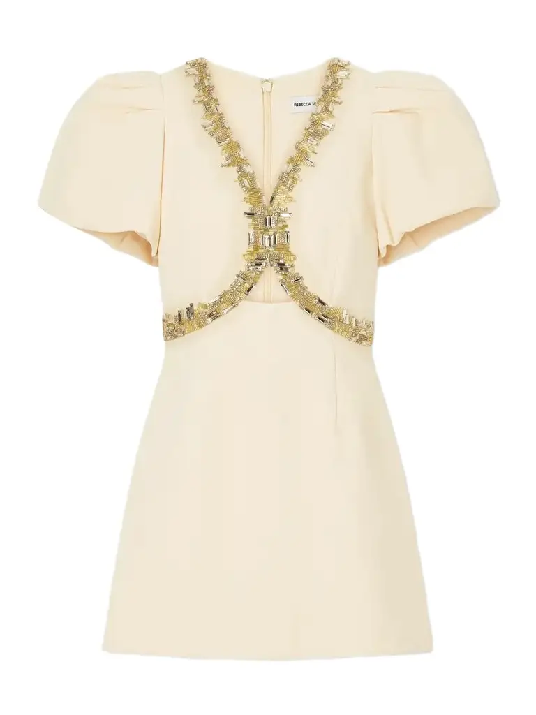 Rebecca Vallance Alexandrite Embellished Cady Mini Dress | Image 1 Rebecca Vallance Alexandrite Embellished Cady Mini Dress | Image 1