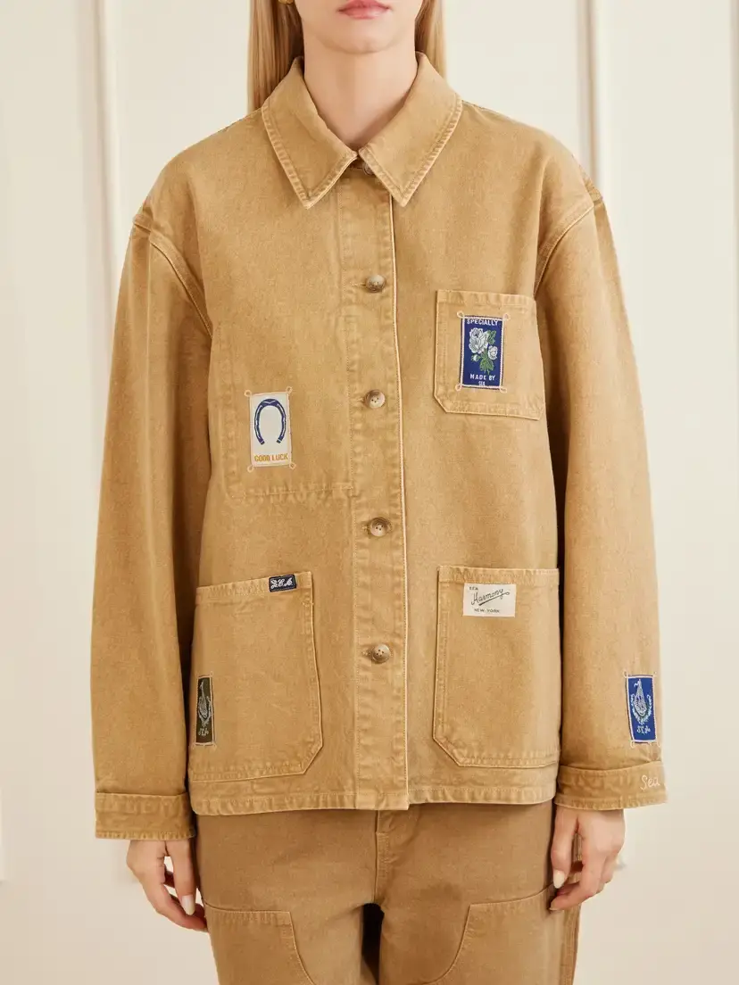 Sea Winslow Patch-detailed Denim Jacket | Thumbnail 3