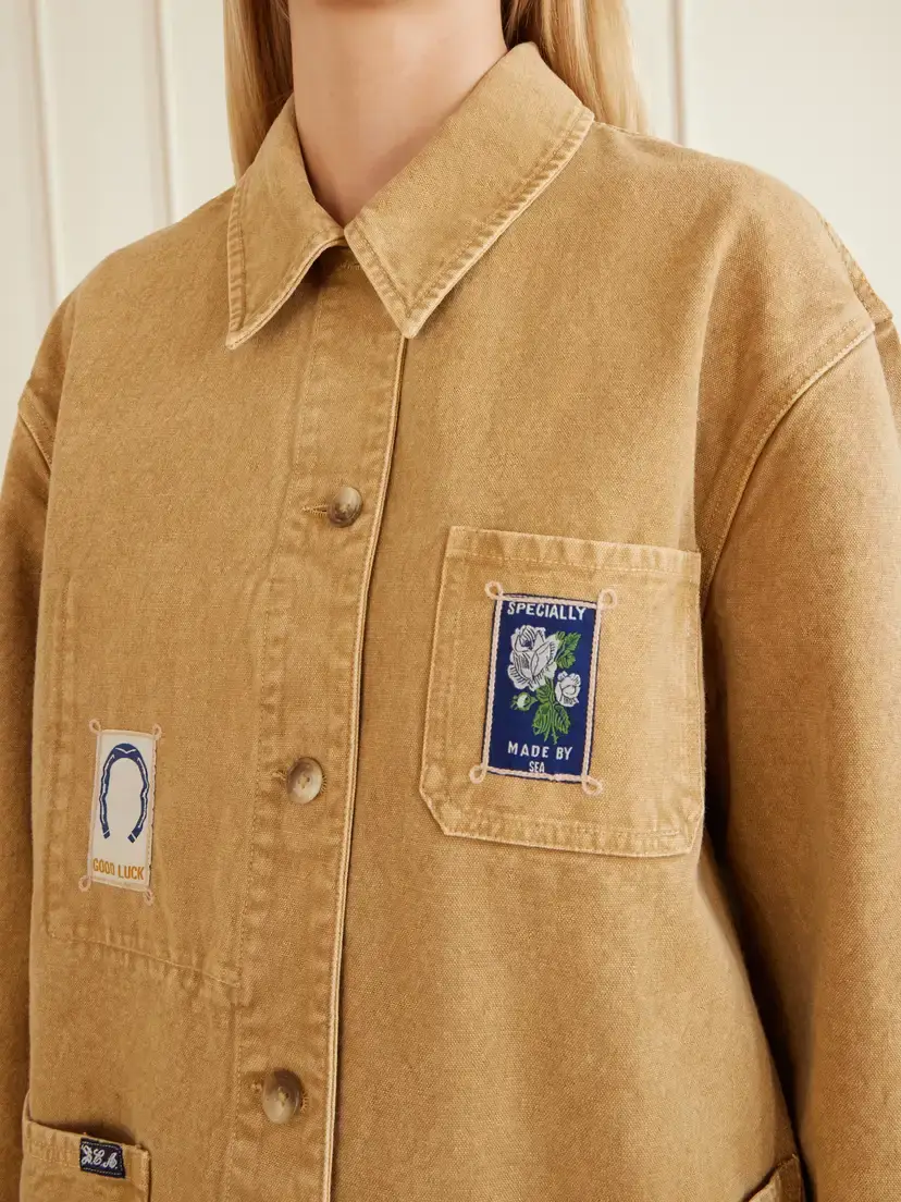 Sea Winslow Patch-detailed Denim Jacket | Thumbnail 5