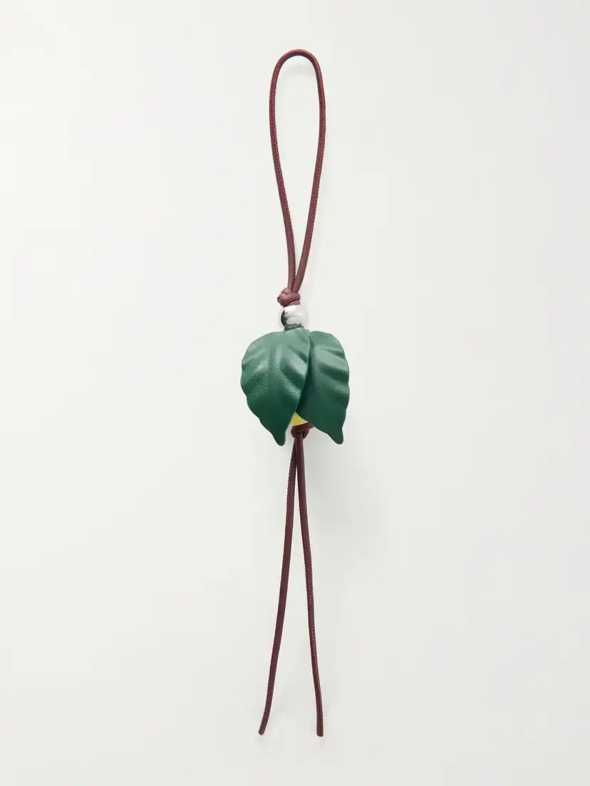 Loewe Apple Leather And Silver-tone Bag Charm | Thumbnail 3 Loewe Apple Leather And Silver-tone Bag Charm | Thumbnail 3
