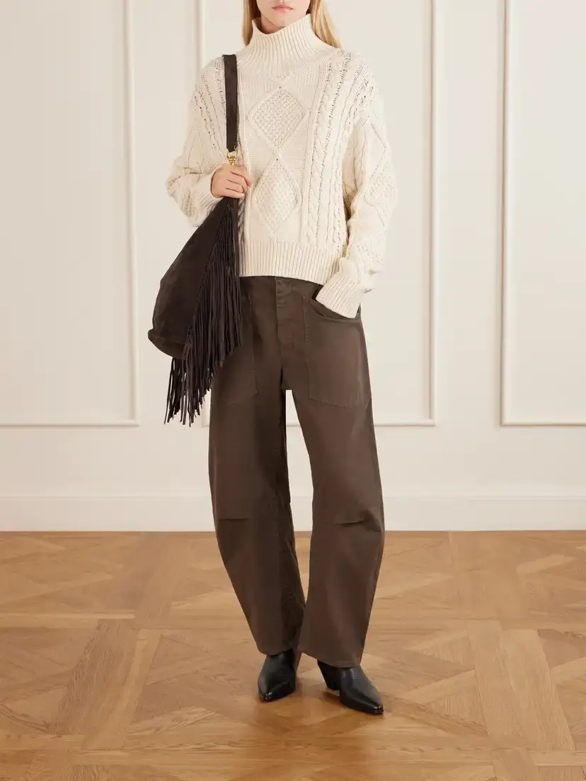 Nili Lotan Kimmi Knitted Cotton And Cashmere-blend Sweater | Thumbnail 2