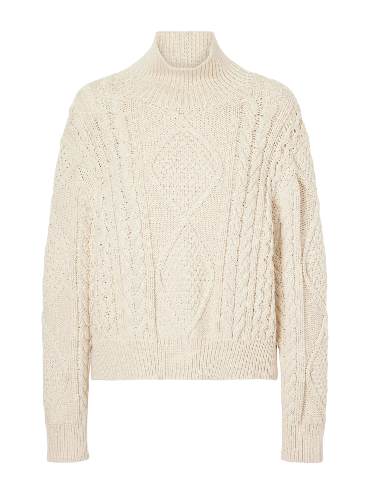 Kimmi Knitted Cotton And Cashmere-blend Sweater - Neutrals