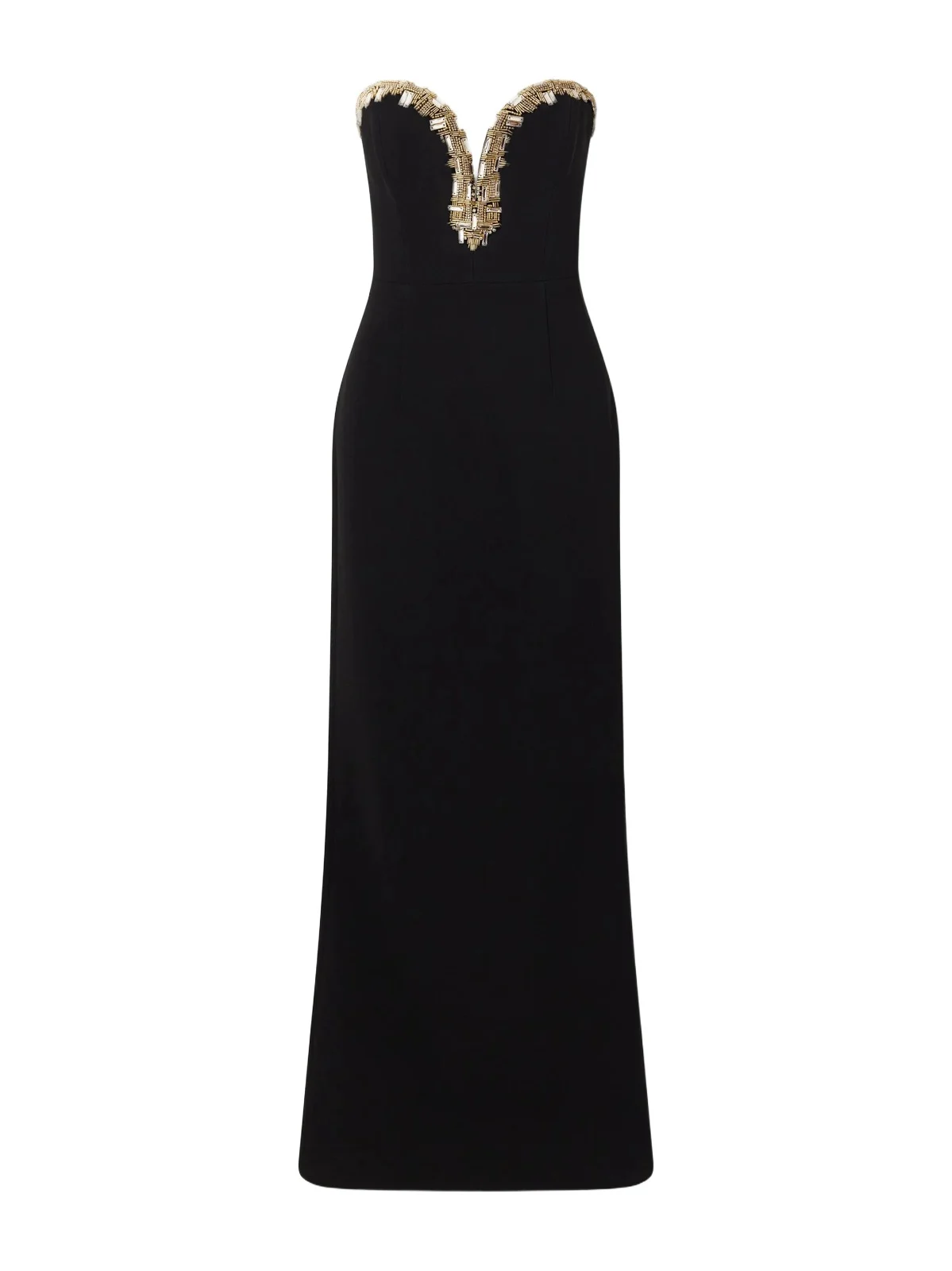 Alexandrite Embellished Cady Gown