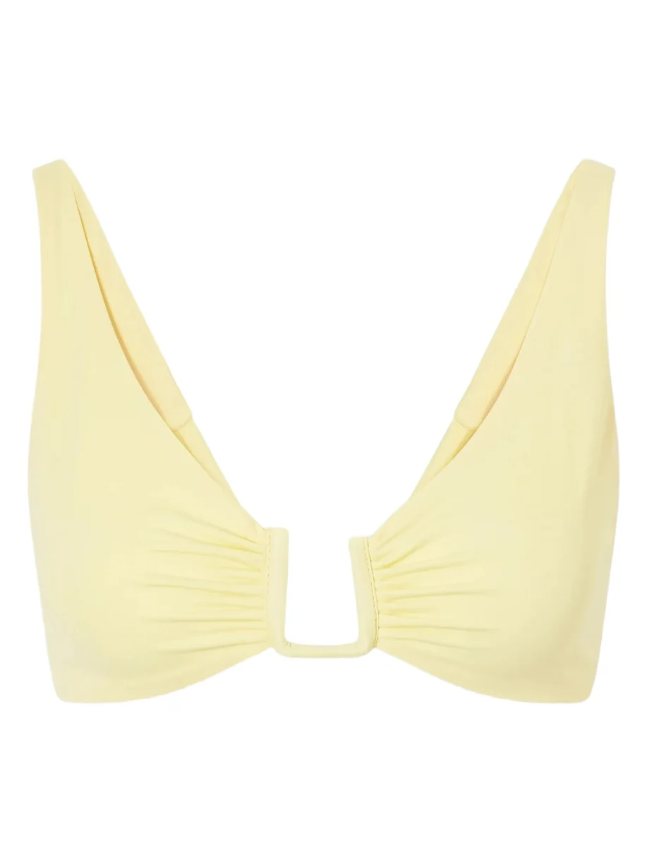 Away That Day Palma Gathered Bikini Top
