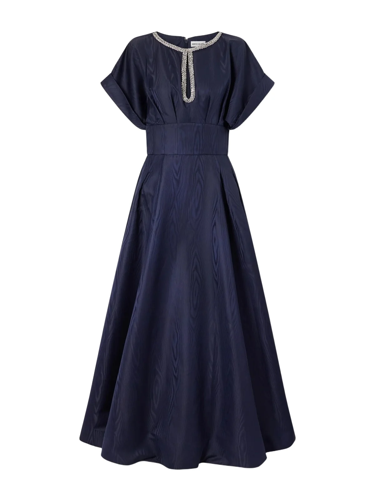 Embellished Moire Gown