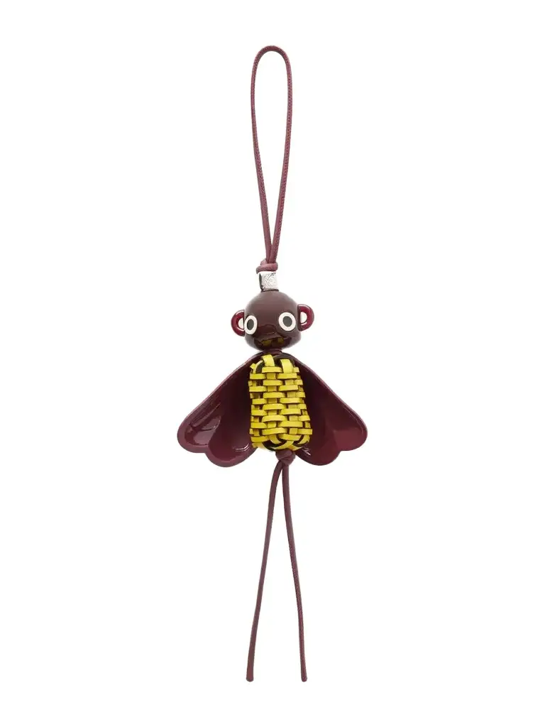 Loewe Bloombee Leather And Silver-tone Bag Charm | Image 1 Loewe Bloombee Leather And Silver-tone Bag Charm | Image 1