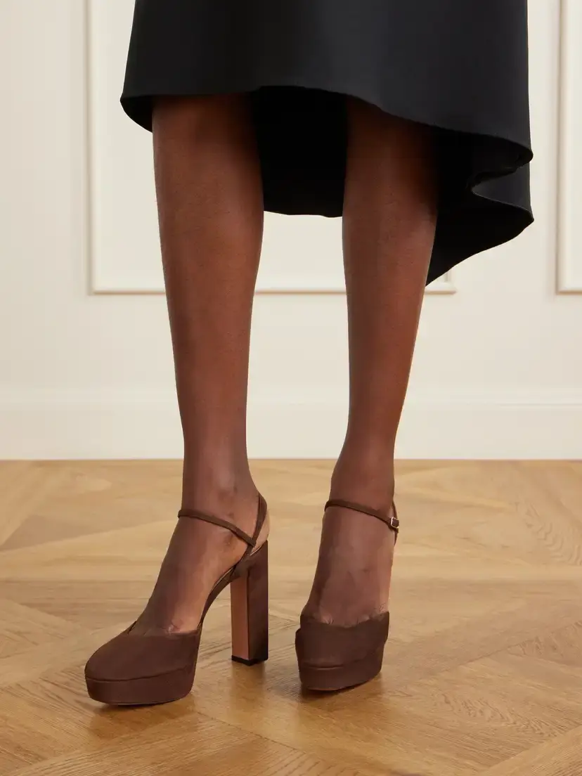 Aquazzura Amira 110 Suede Platform Pumps | Thumbnail 2 Aquazzura Amira 110 Suede Platform Pumps | Thumbnail 2