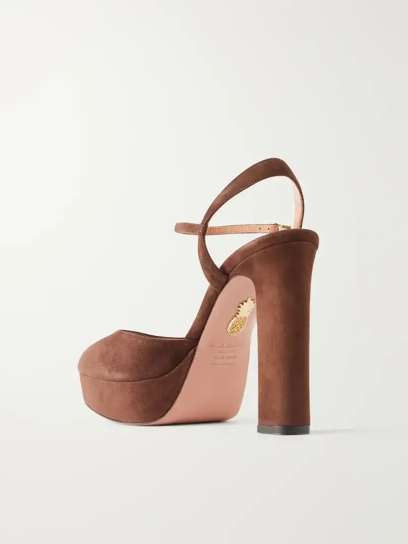 Aquazzura Amira 110 Suede Platform Pumps | Thumbnail 3 Aquazzura Amira 110 Suede Platform Pumps | Thumbnail 3