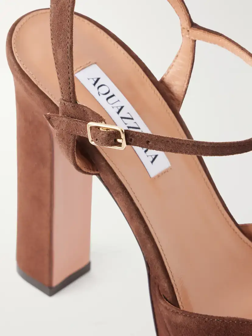 Aquazzura Amira 110 Suede Platform Pumps | Thumbnail 5 Aquazzura Amira 110 Suede Platform Pumps | Thumbnail 5