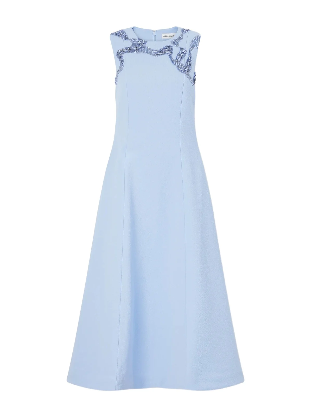 Aylin Embellished Cady Midi Dress