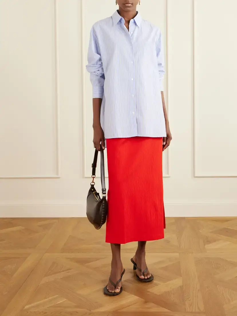 Tibi Stretch-crepe Midi Skirt | Thumbnail 2