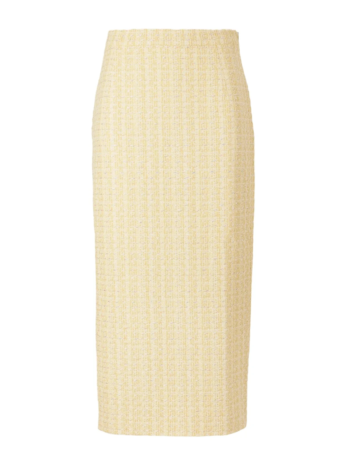 Alessandra Rich Tweed Midi Skirt