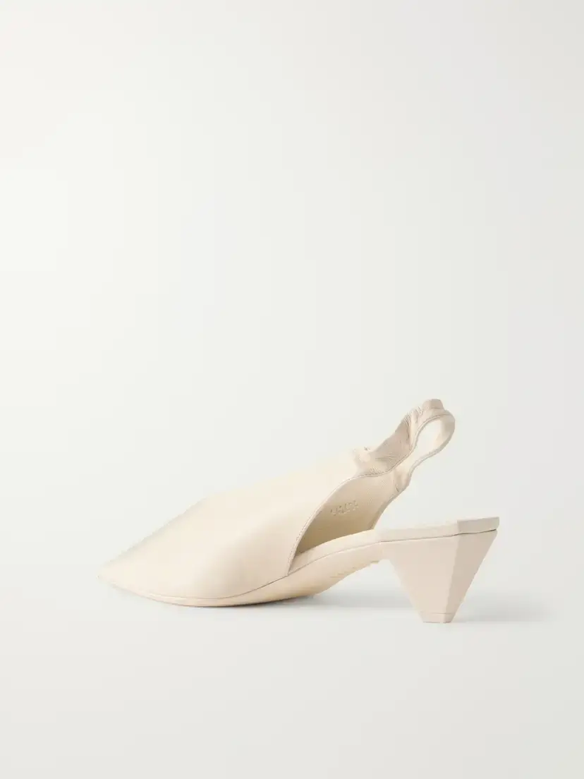 Loewe Origami Cubic 45 Leather Slingback Pumps | Thumbnail 3 Loewe Origami Cubic 45 Leather Slingback Pumps | Thumbnail 3