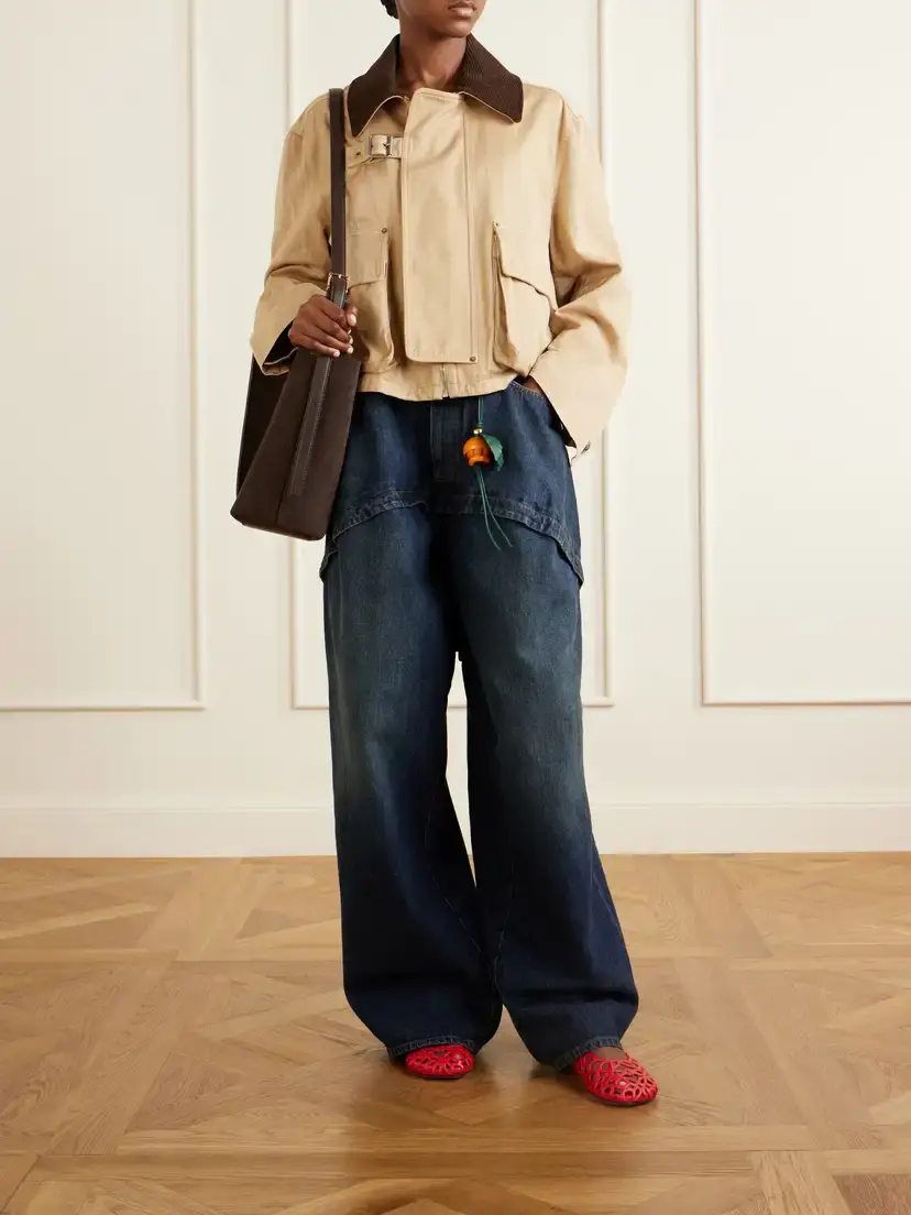 Loewe Bilbao Suede And Leather Tote | Thumbnail 3 Loewe Bilbao Suede And Leather Tote | Thumbnail 3