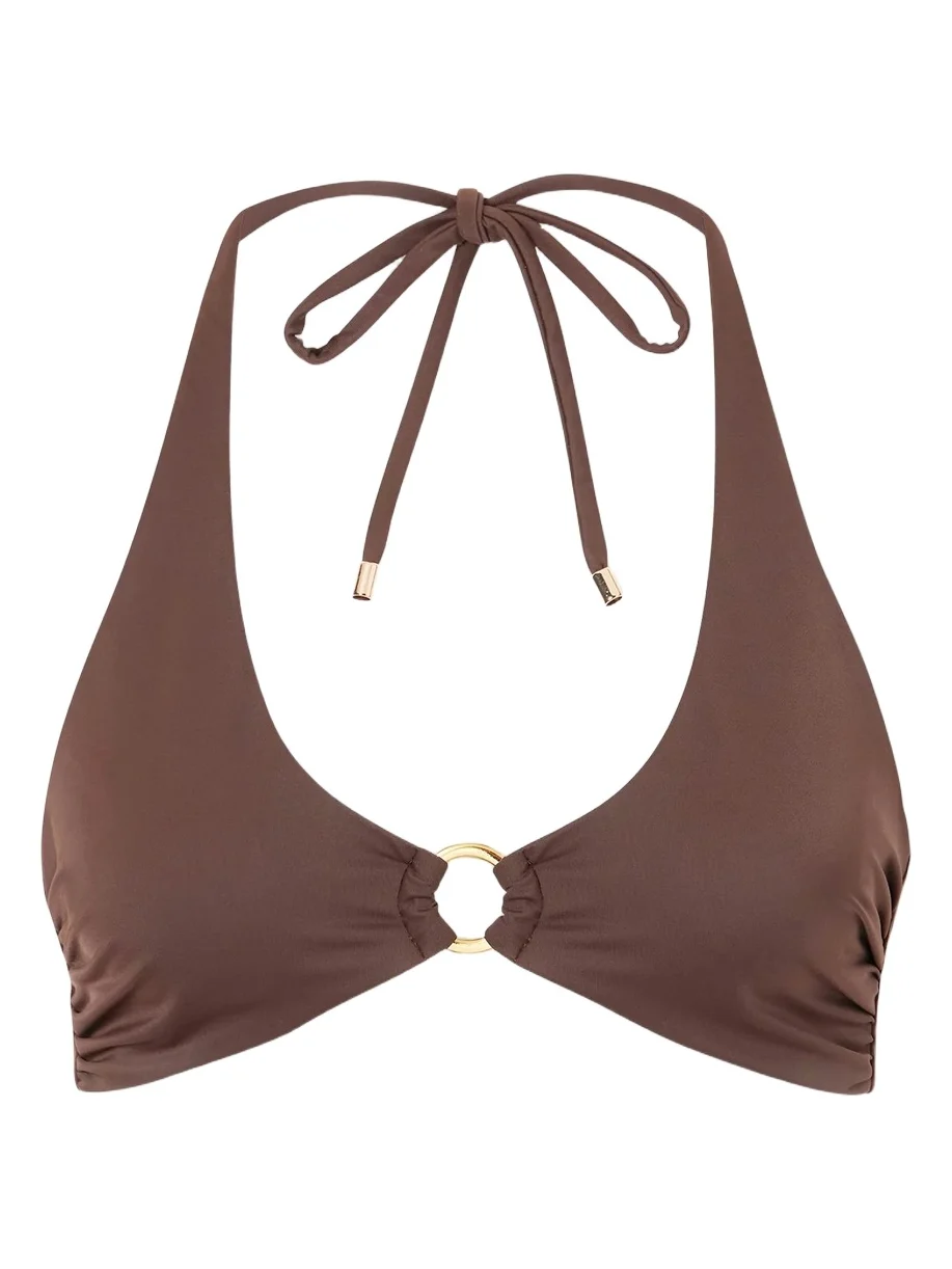 Away That Day Sorrento Embellished Bikini Top