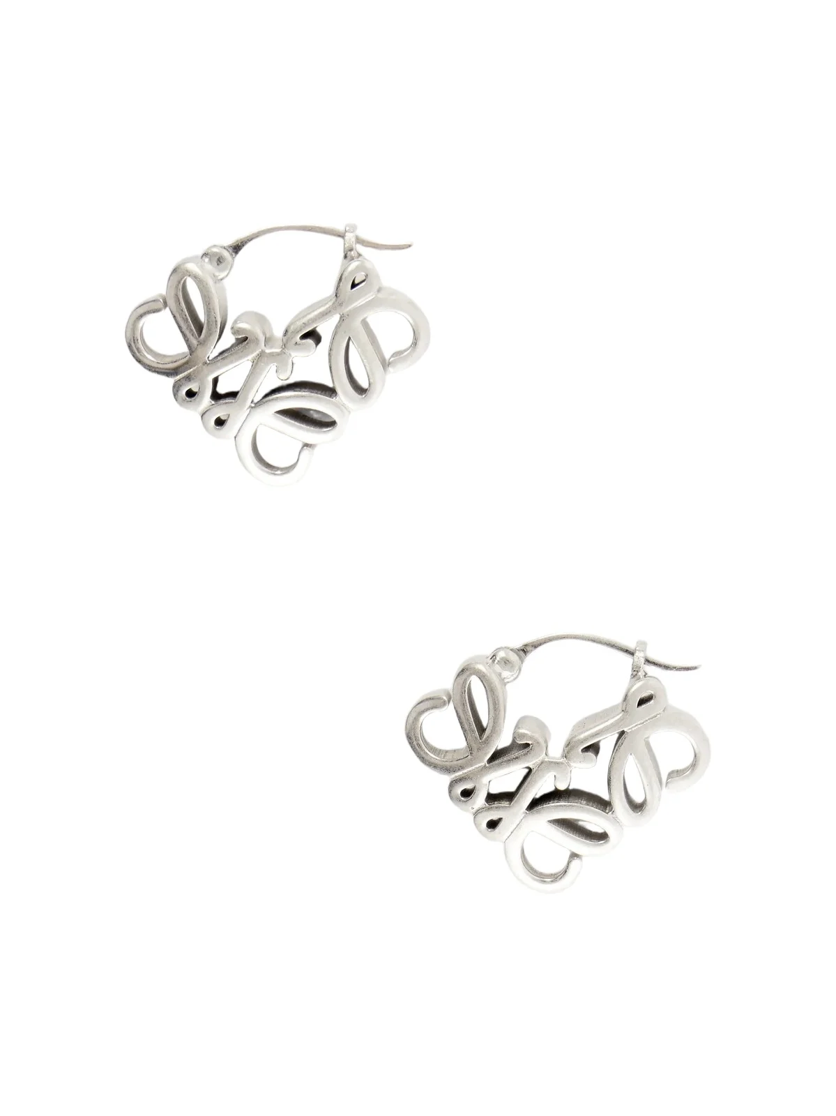 Anagram Bombé Sterling Silver Earrings Anagram Bombé Sterling Silver Earrings