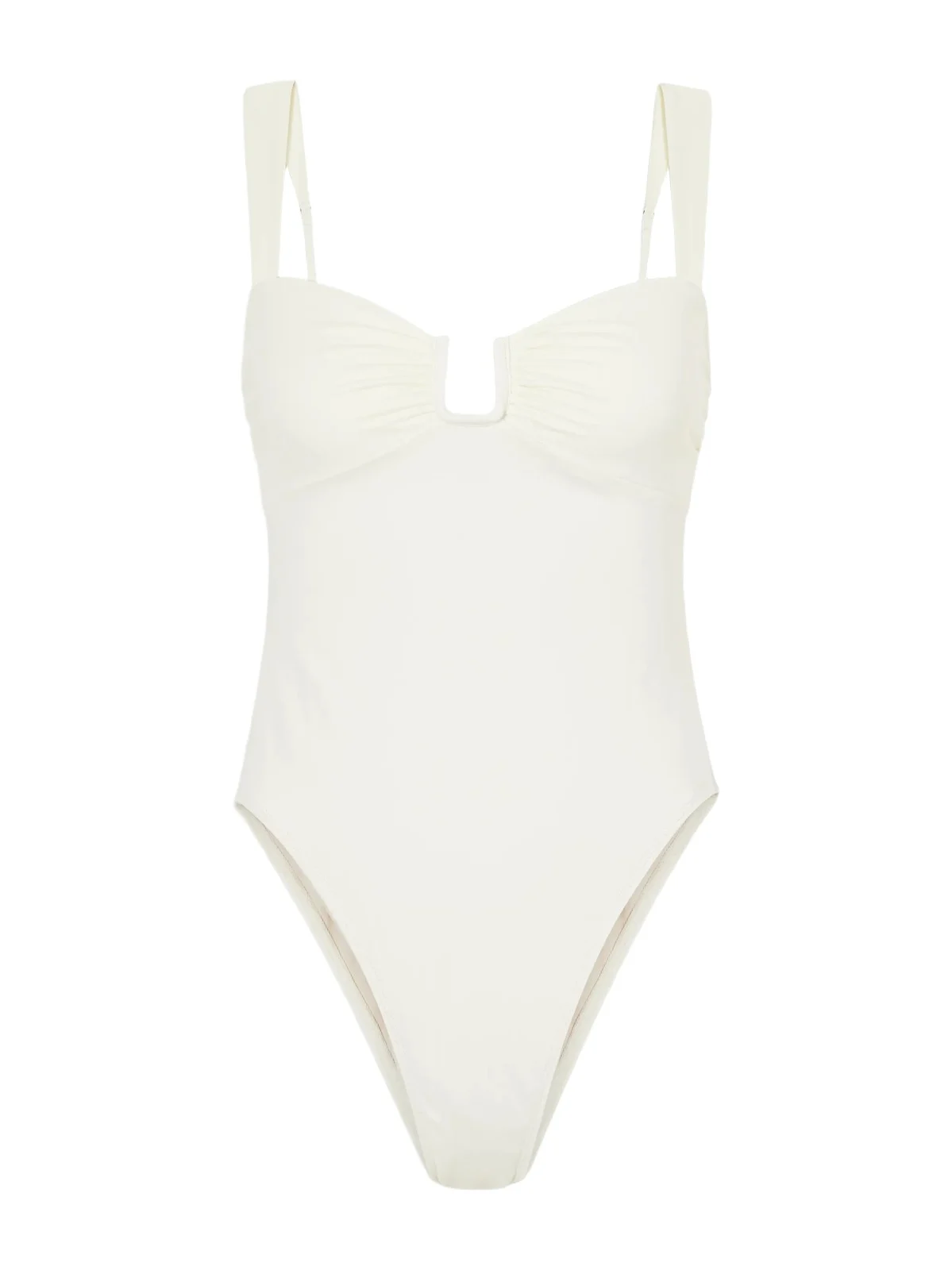 Away That Day Cannes Gathered Recycled Stretch Swimsuit