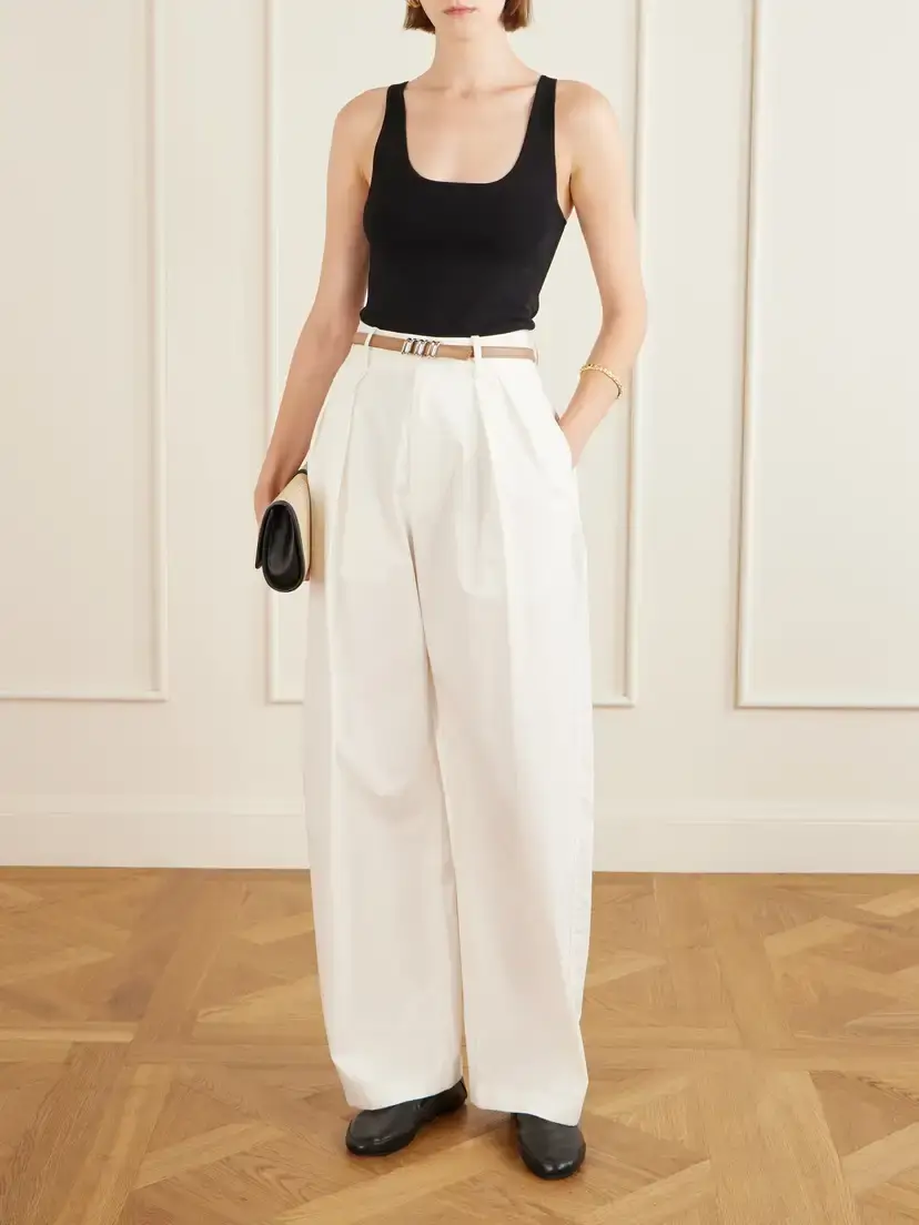Kallmeyer Joel Pleated Cotton-poplin Wide-leg Pants | Thumbnail 2 Kallmeyer Joel Pleated Cotton-poplin Wide-leg Pants | Thumbnail 2