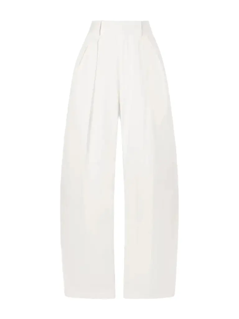 Kallmeyer Joel Pleated Cotton-poplin Wide-leg Pants | Image 1 Kallmeyer Joel Pleated Cotton-poplin Wide-leg Pants | Image 1