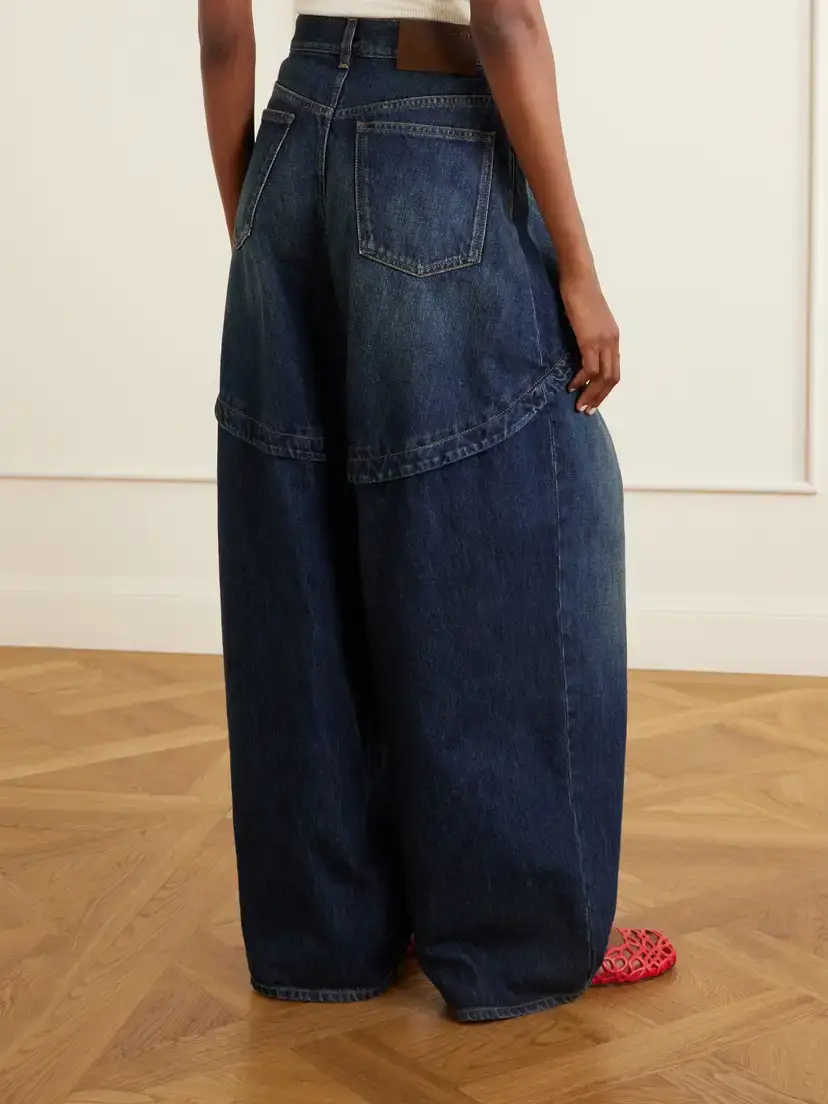 Loewe Tiered Mid-rise Wide-leg Jeans | Thumbnail 4