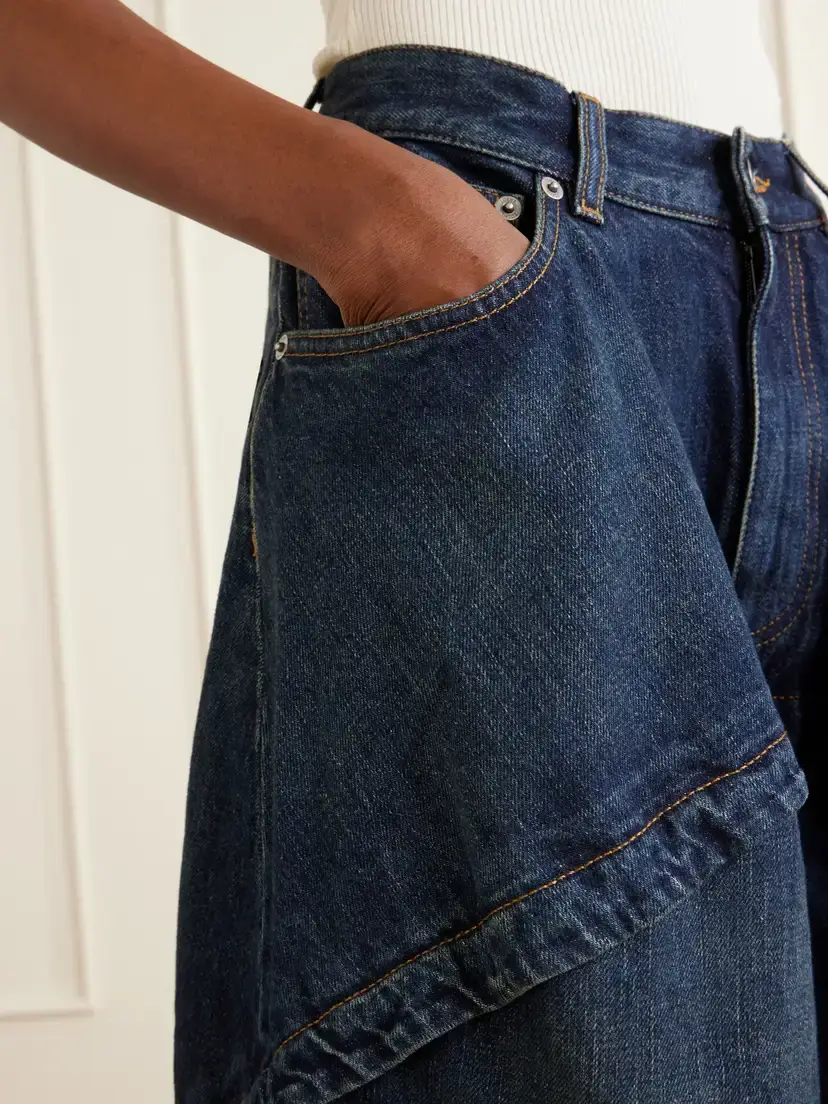 Loewe Tiered Mid-rise Wide-leg Jeans | Thumbnail 5