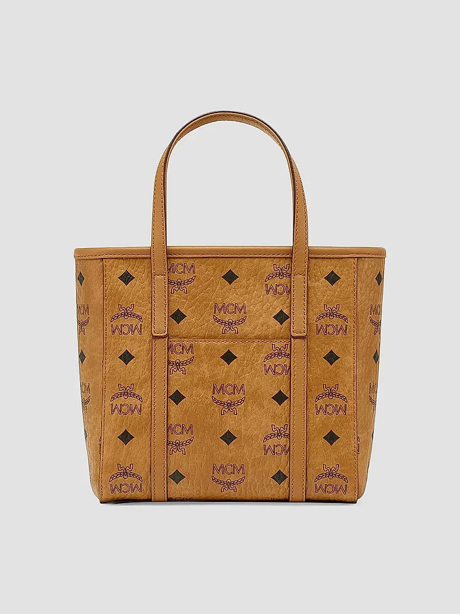 MCM Women's Mini Toni Visetos Cotton Shopper Tote Bag | Thumbnail 4 MCM Women's Mini Toni Visetos Cotton Shopper Tote Bag | Thumbnail 4