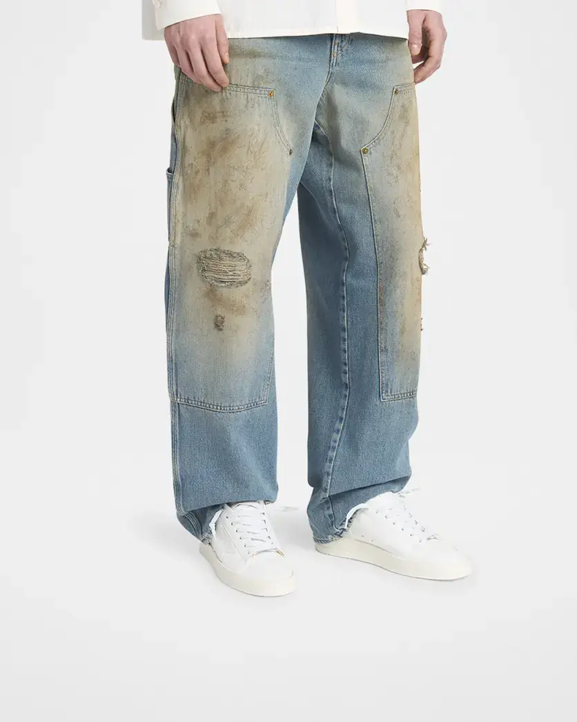 Golden Goose Men's Stardan Leather Low-Top Sneakers | Thumbnail 5
