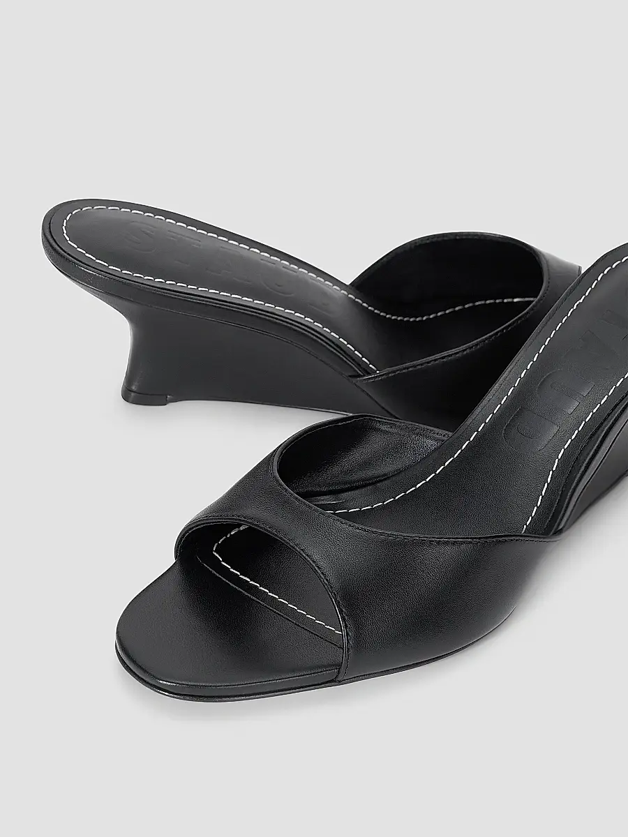 Staud Women's Brigitte 60MM Wedge Mules | Thumbnail 4 Staud Women's Brigitte 60MM Wedge Mules | Thumbnail 4